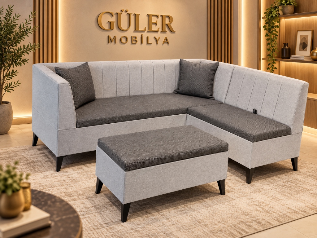 Nova Sandıklı Puf Detaylı Mutfak & Balkon Köşesi